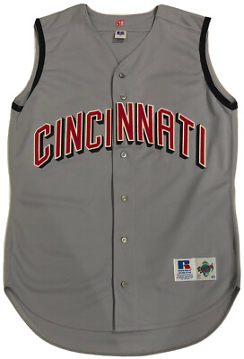 VTG Russell Athletic x Diamond Collection Cincinnati Reds MLB Sleeveless Jersey