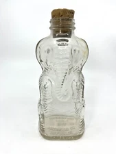 Vtg 1953 Grapette Soda Syrup Glass Elephant  Bottle Camden Ark 7.25"