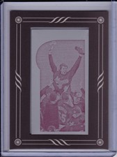 Josh Beckett 2015 Topps Gypsy Queen Framed Mini Printing Plate #'d 1/1 Marlins