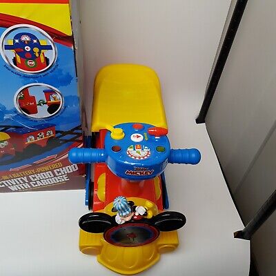 Kiddieland Disney Mickey Mouse Choo Choo Train With Tracks Kiddieland Disney Mickey Mouse Choo Choo Train With Tracks