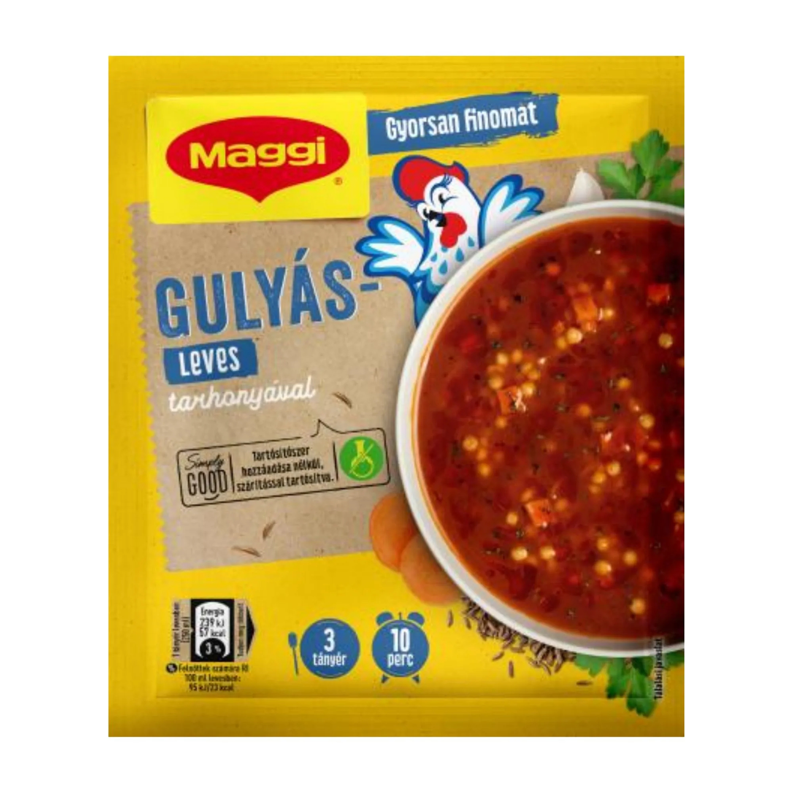 22x MAGGI Hungarian Goulash Soup with Noodles Gulyásleves Tarhonyával 48g eBay