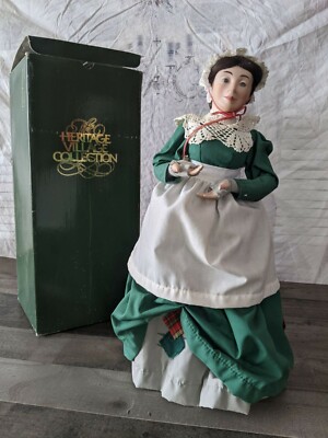 Dept 56 Mrs.Cratchit Lady Scrooge Puppe Figur Groß 59072 Skulptur