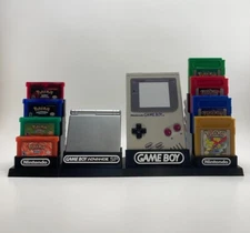 Game Boy Advance SP/Original & 18 Games, Multiple Consoles Stand - DISPLAY ONLY
