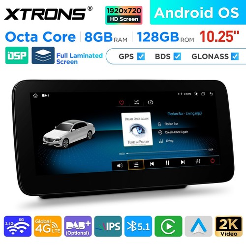 AUTORADIO ANDROID 8/128GB MERCEDES CLASSE C GLC W205 X253 2015-2018 NTG 5.1/2 - Foto 7 di 14