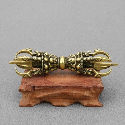 Vajra Stößel Dekor Bronzen Ornamente Nepal Statuen wert Kupfer