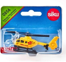 siku 0856, helikopter ratunkowy, metal/plastik, żółty, obrotowe wirniki