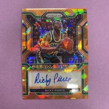 2021-22 Prizm Ricky Pierce Auto-PENMANSHIP ORANGE ICE NM-MT SUPERSONICS (AI)