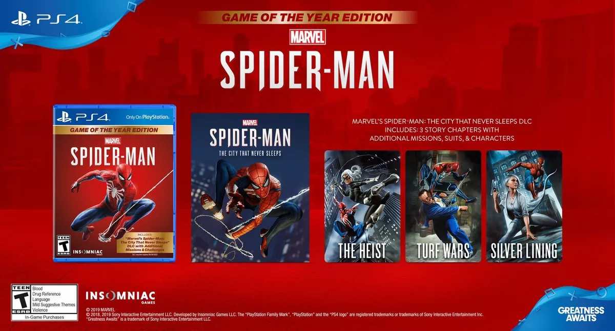 Marvel's Spider-Man Edição Jogo do Ano - PlayStation 4