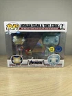 Funko Pop Morgan Stark & Tony Stark 2 Pack Pop in a Box Exclusive GITD