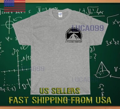 NEW SHIRT PARAMOUNT + A VIACOM COMPANY RACING LOGO T-SHIRT FUNNY SIZE S-5XL
