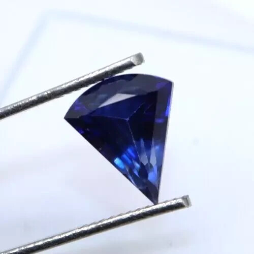 Natural 100 Ct Blue Sapphire Fancy Cut Loose Certified Gemstones 8-10 Pcs Lot - Picture 13 of 19