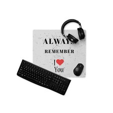 Gaming Mouse Pad For Him Or Her Valentines Gift Love Gamers