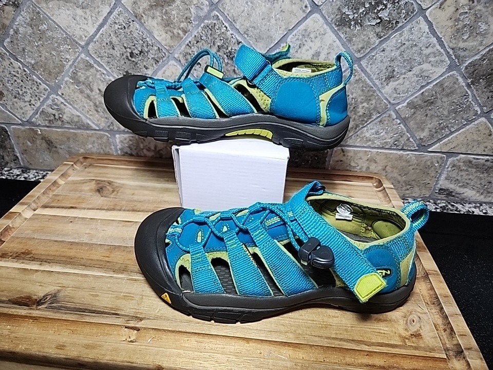 KEEN sandali sportivi impermeabili da trekking da donna taglia 4 blu puliti 36 EU