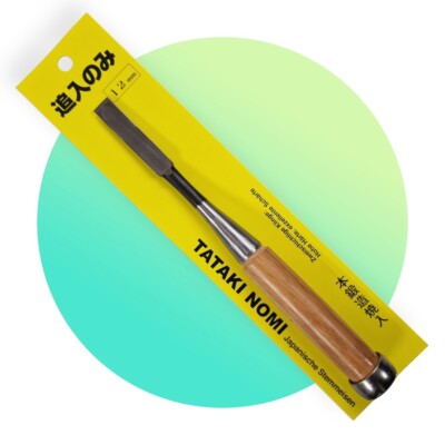 Tataki Nomi Stechbeitel 12 mm gebrauchsfertig, ideal für Anfänger - DT710783