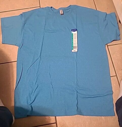Gildan Heavy Cotton T-shirt Adult XL G5000 Heather Sapphire