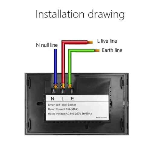 Melery US Zigbee Smart Life Wall Socket 15A 2 Ports Smart Home Alexa Tuya AC240V - Picture 2 of 12