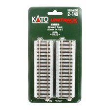 Kato 2140 123mm 4-7/8" Straight Track 4 : HO Scale