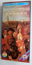 Haydn Symphonies 35.38.39.49.59 D Solomons CBS 3 Cassette 40-3-37861