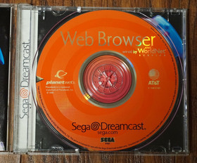 Web Browser Sega Dreamcast COMPLETE Manual, Disc and Case - TESTED