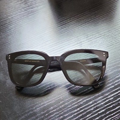 Gentle Monster Queen Oversized Black Square Sunglasses Women