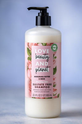Love Beauty and Planet Blooming Color Sulfate-Free Shampoo Murumuru Butter & Ros
