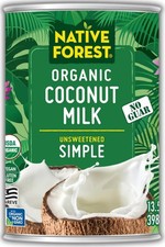 NATIVE FOREST ORGANIC COCONUT MILK - UNSWEETENED NO GUAR - 13.5 fl oz DENTED CAN