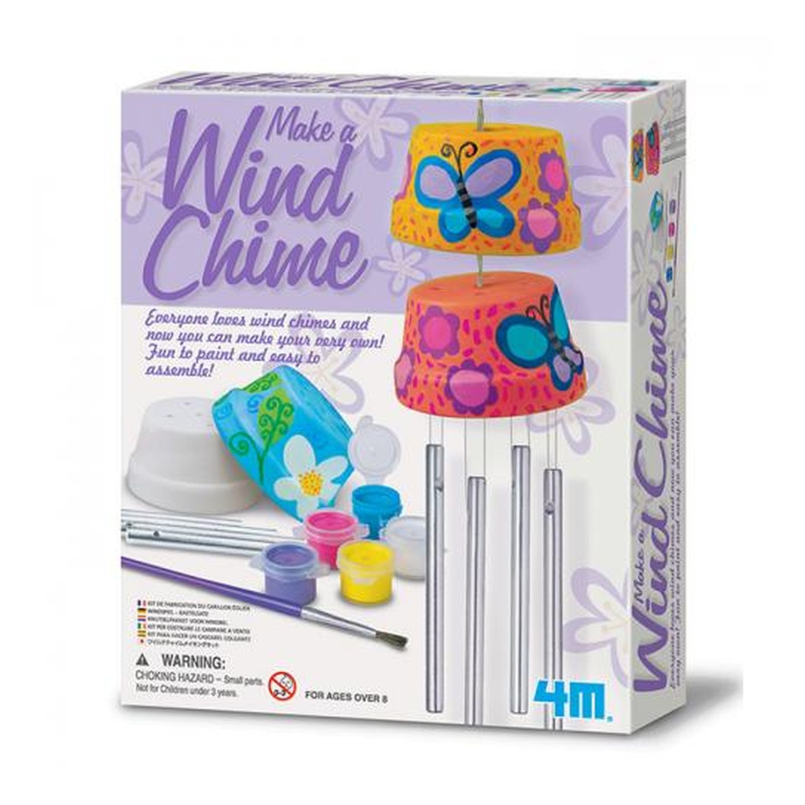 4M 04551 Wind Chime Making Craft Kit DIY Kids Art Activity Set