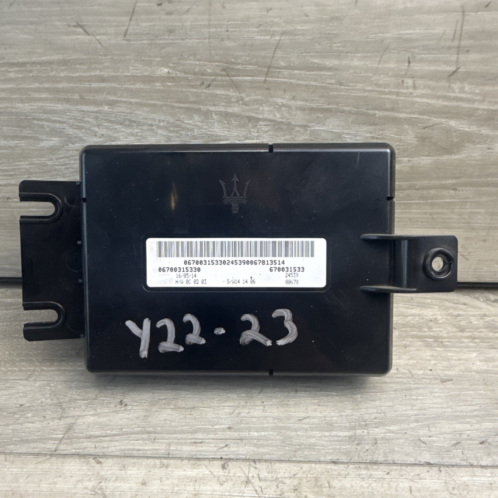 ✅2014-2017 Maserati Ghibli Air Conditioning Climate Control Module OEM AK2402150