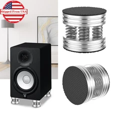 4pcs Hi-Fi Speaker Stand Turntable Isolation Feet Spring Shock Absorber Pads