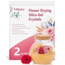 2LBS Silica Gel Flower Drying Crystals Reusable Preservation Kit