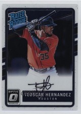 2017 Panini Donruss Optic Rated Rookies Base Teoscar Hernandez #170 Auto lz7