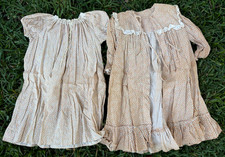 Vintage 1970s Dress Farmhouse Prairie Country Girls Floral 2 Piece Cottagecore 