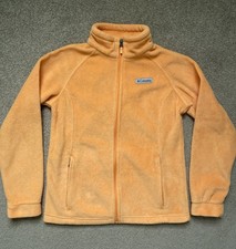 Girls Columbia Size L 14/16 Zip Up Fleece Jacket Zip Pockets