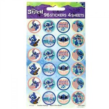 Lilo and Stitch 96 Count Sticker Sheet Multi-Color