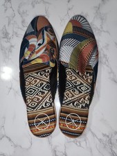 Inkkas Women's Leopard Print Fabric Slip On Flats Shoes Made in Mexico Size 9