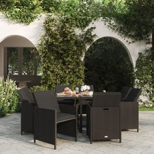 1/11/13/5/9x Tavolo e Sedie in polyrattan Misure/Modelli/Colori Diversi vidaXL