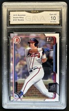 2015 Bowman Draft Austin Riley 1st Prospect #157 Braves GMA 10