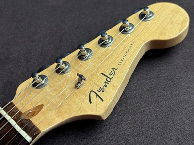 Fender American Deluxe Stratocaster Olympic Pearl Electric Guitar
