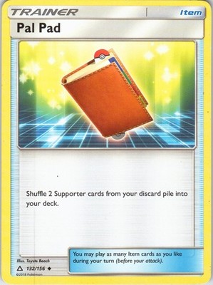 Pal Pad   Pokémon TCG SM Ultra Prism 132/156 Uncommon MP