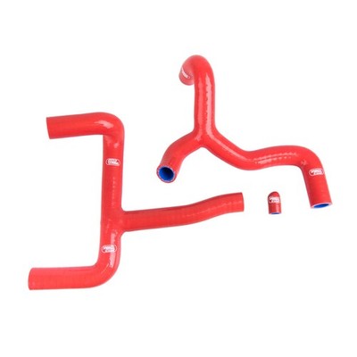 SamcoSport Radiator Hose Kit w/ Thermostat Bypass Red for BETA 350 390 430 480