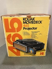 Kodak Moviedeck 465 Super 8 8mm Film Projector Vintage Original Box Untested