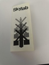 NASA Skylab 1972 Original Fold Out Pamphlet Brochure Space Program NOS
