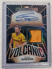 2023-24 Panini Obsidian Craig Dawson Volcanic Jersey Auto /199 #VM-CDA Wanderers