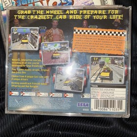 Crazy Taxi (Sega Dreamcast, 2000) Near CIB No Manual