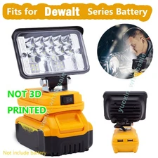For Dewalt 20V Max Battery Light Rechargeable Portable LED Flood Work Light USB