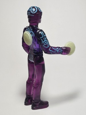 4 Pack Tron Tomy reprodution DISC and Warrior Staff for vintage Tron figures 