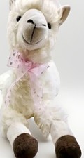 Dan Dee Llama Alpaca Plush 24 XL White Fluffy Stuffed Animal Cute Large Floppy