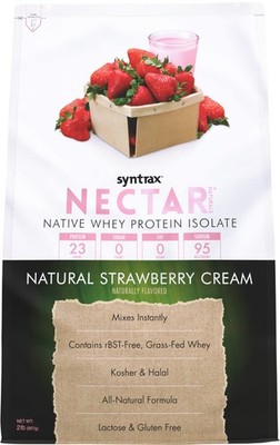 Syntrax Nectar Naturals, All Natural Whey Protein Isolate, Smooth  Juicy, Nat...