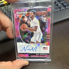 2020-21 Panini Prizm Draft Picks Naji Marshall #PA-NA Prospect Pink Ice Rookie