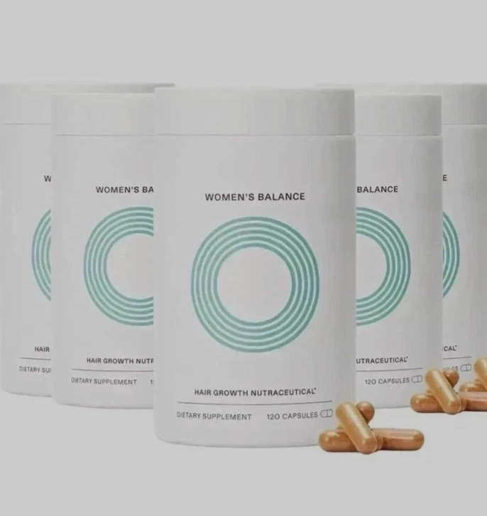 5 Pack Women's Balance Growth Hair Supplements Premium Ages45  & up 120 Capsuls